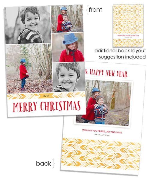 Merry Christmas 5x7 Flat Card